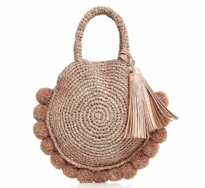 Pink Straw Bag at Bloomies